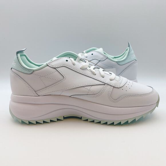 Reebok Lifestyle Women Classic SP Extra Sneaker US 8 M EU 38.5 White Leather NIB - Picture 4 of 12